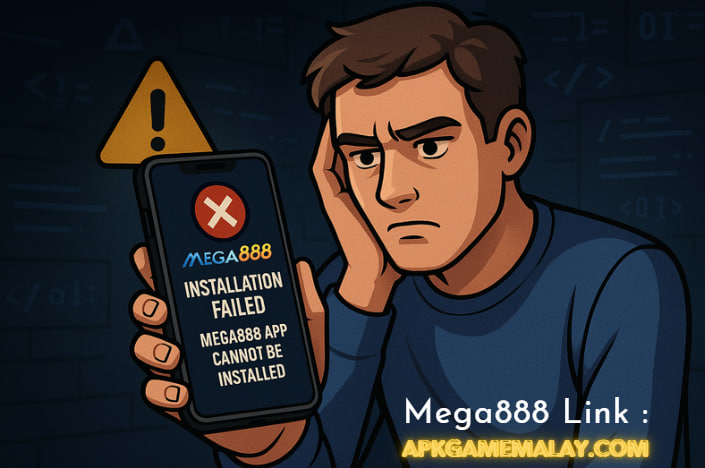 mega888 tak boleh install